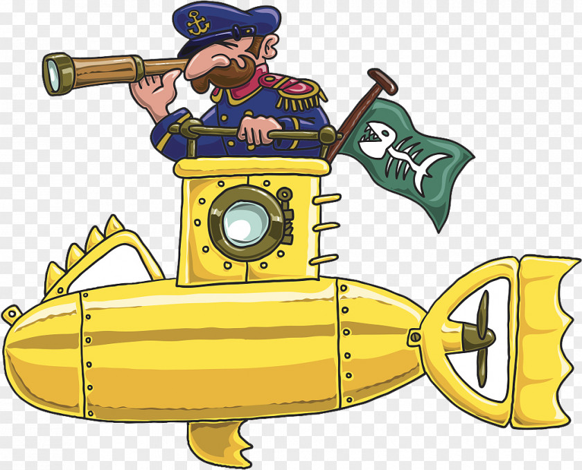 The Attack In Pirates Captain Nemo Submarine Illustration PNG