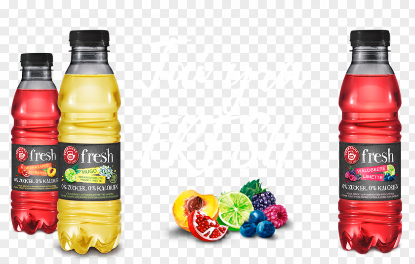 Water Fizzy Drinks Plastic Bottle Teekanne Forest Fruits-Lime 500ml Enhanced PNG