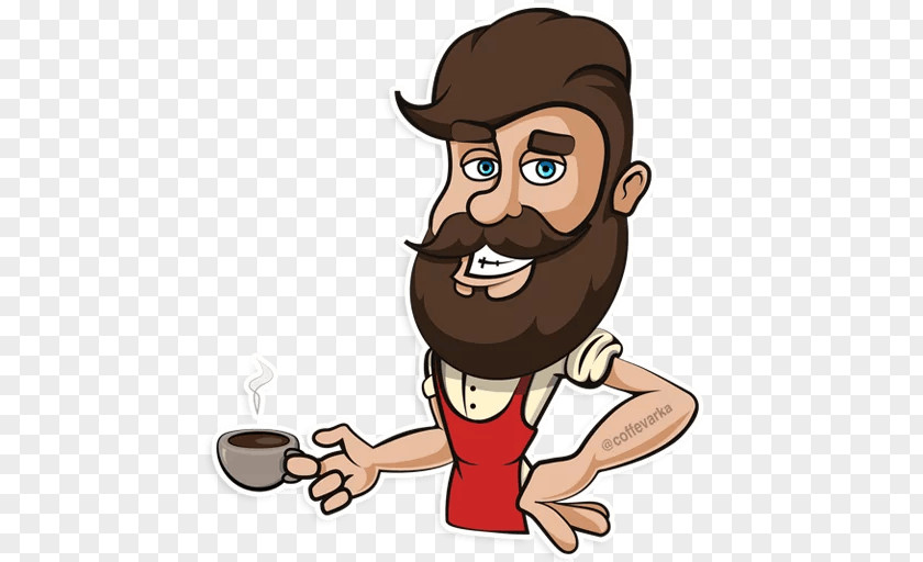 Bartender Barista Sticker Coffeemaker Telegram PNG