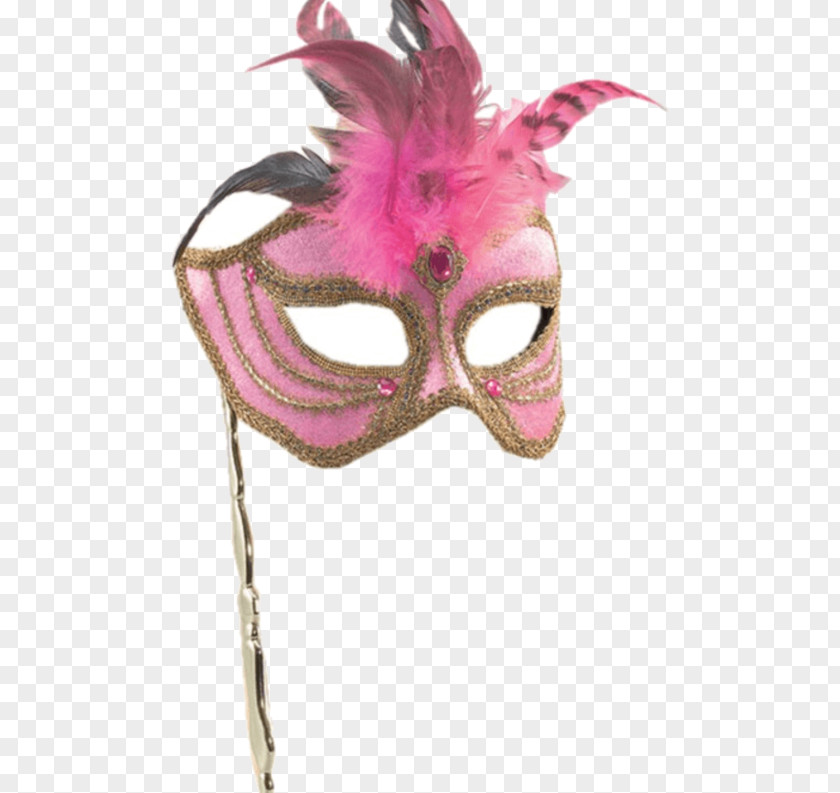 Carnival Mask Masquerade Ball Costume Party Pink PNG
