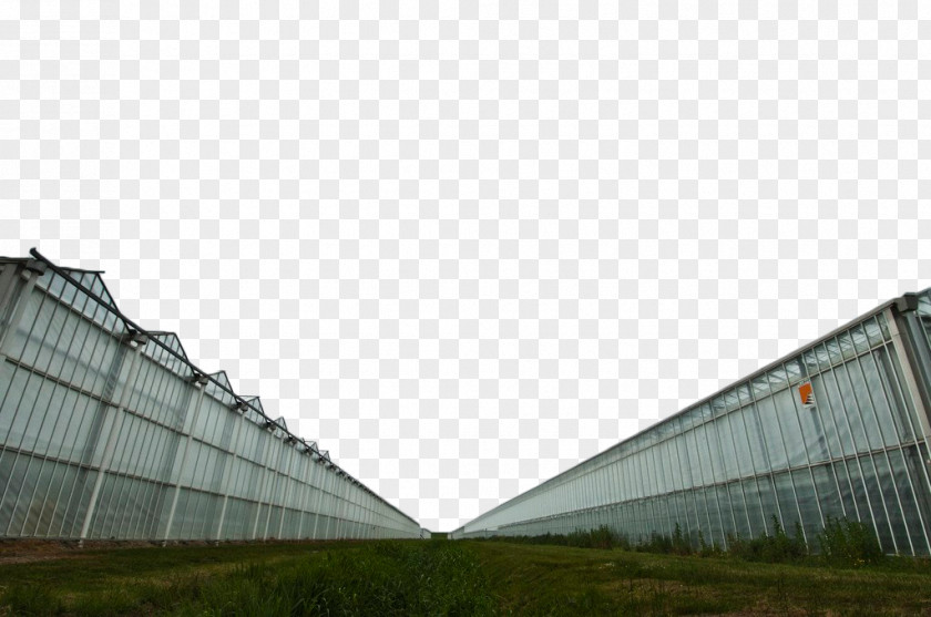 Glass Greenhouse Facade Wall PNG