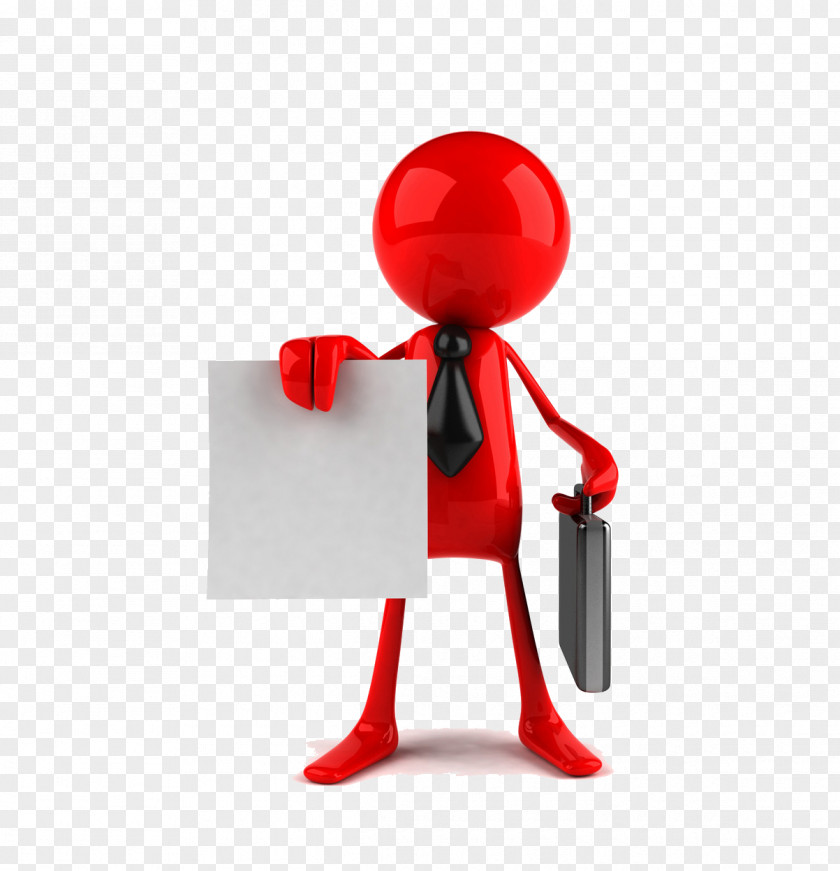 3D Character Royalty-free Contract Clip Art PNG