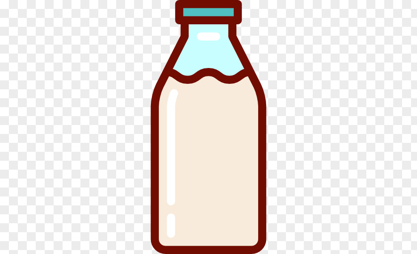 A Pink Glass Bottle Milk PNG