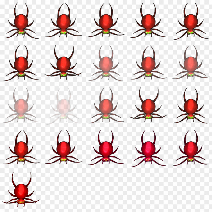 Baby Creative Sprite Software Bug Spider Lens PNG