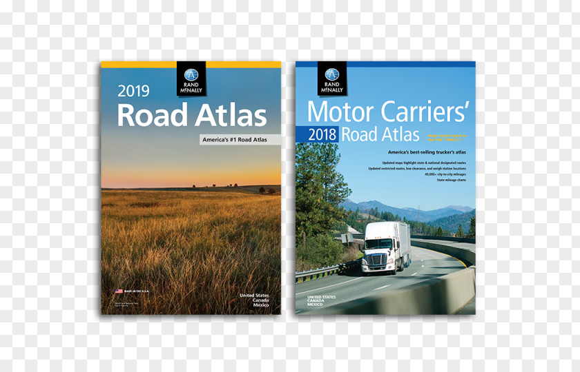 Road 2018 Rand McNally Motor Carriers' Atlas: McRa 2009 The Atlas Large Scale: United States Scale Lsra PNG