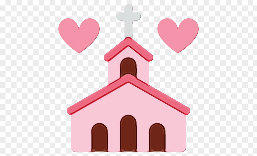 Symbol House Heart Emoji Background PNG