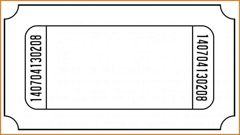 Template Ticket Microsoft Word Excel Clip Art PNG