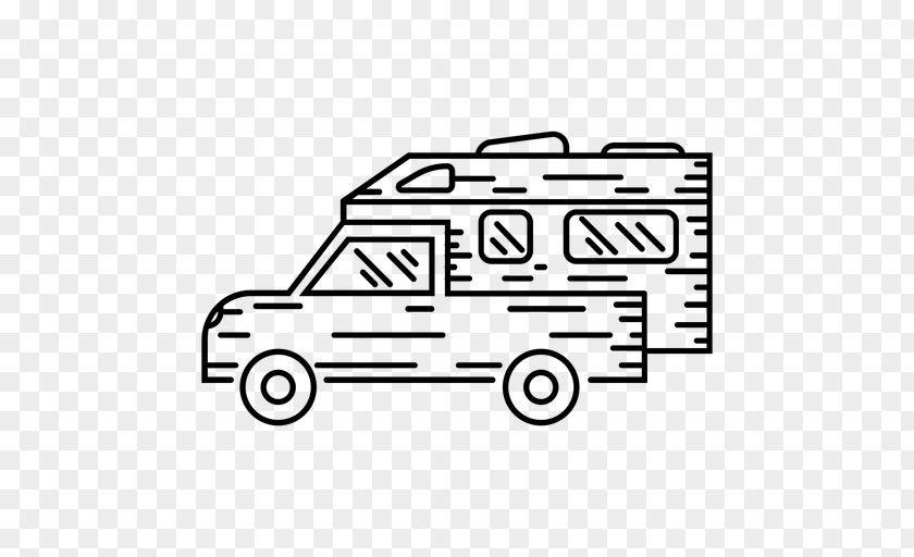 Vector Vehicle Car Campervans Motor Campsite PNG