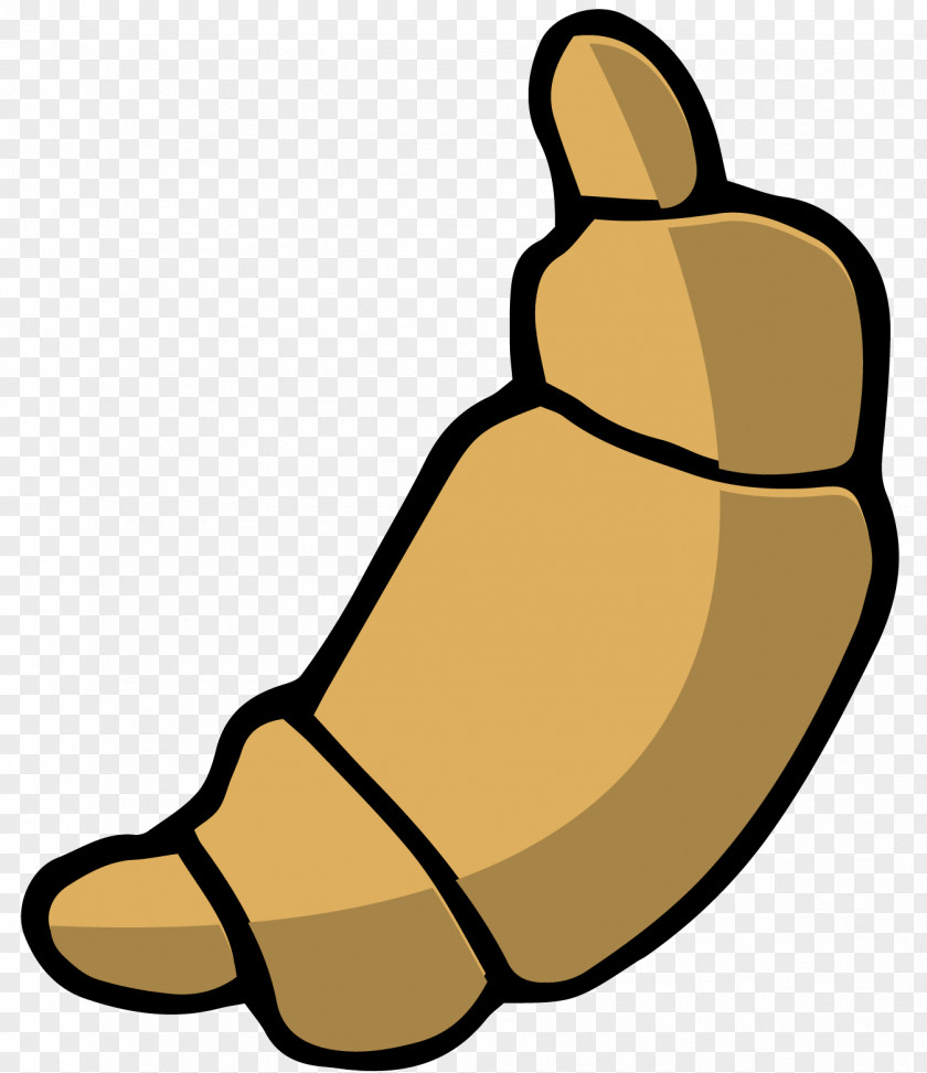 A Croissant Bread Clip Art PNG