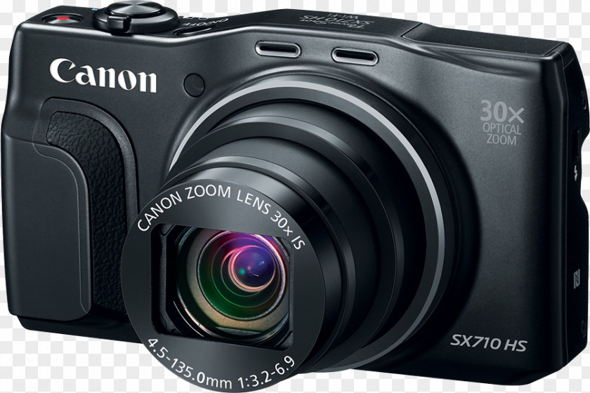 Black Zoom Lens Canon PowerShot SX710 HS Digital Camera (Red) [Import Model] 20.3 MP Compact CameraRedCanon PNG