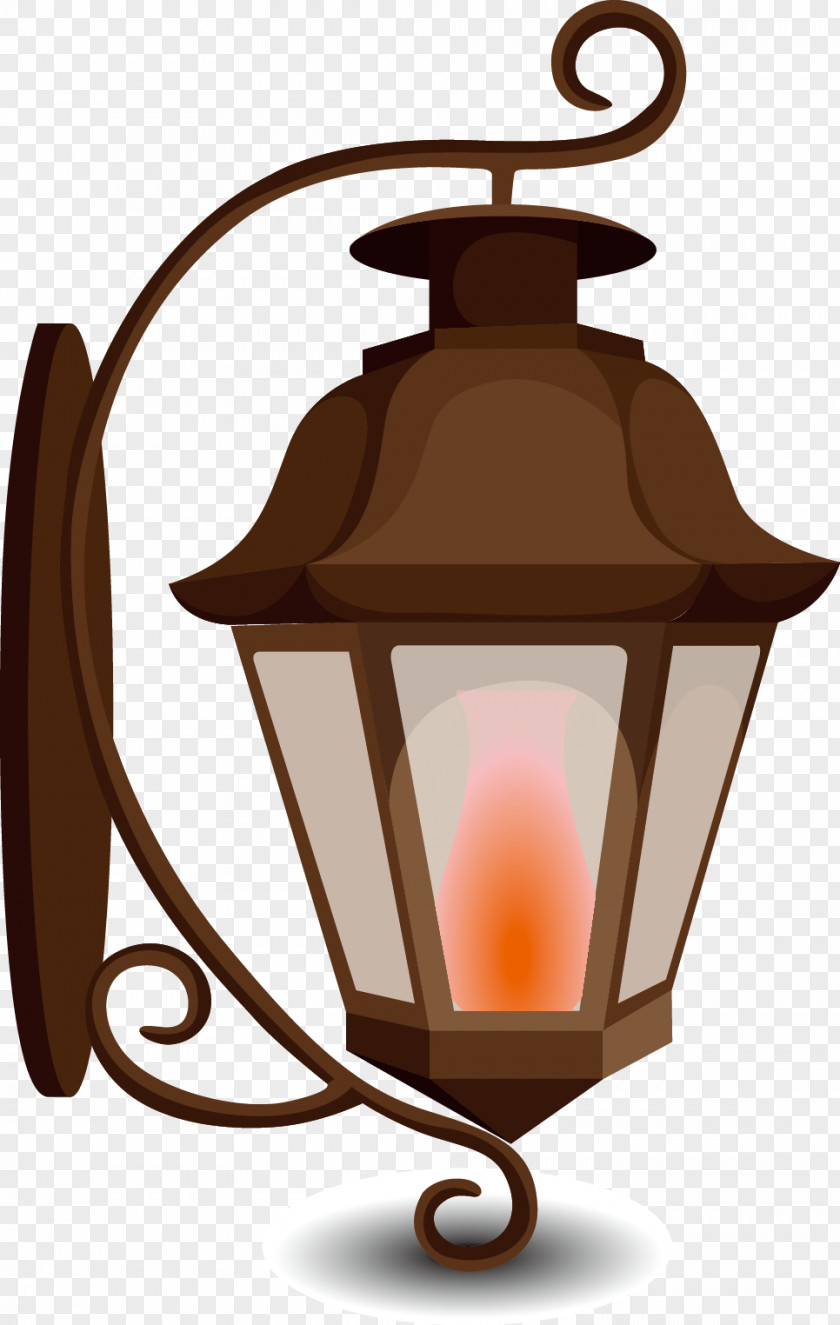 Coal Wall Lamp Vector Street Light PNG