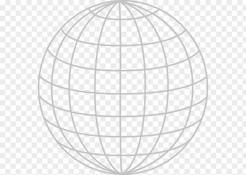 Meridian Vector Globe World Clip Art PNG