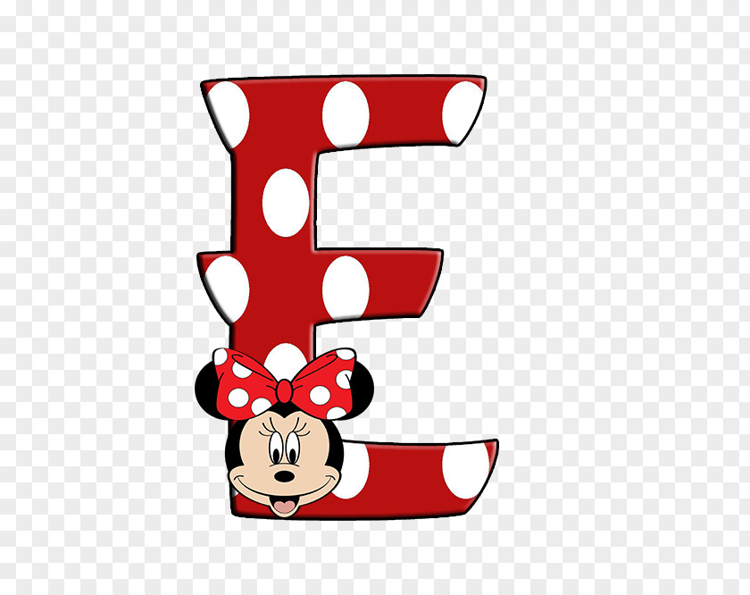 Minnie Mouse Alphabet Letter Clip Art PNG
