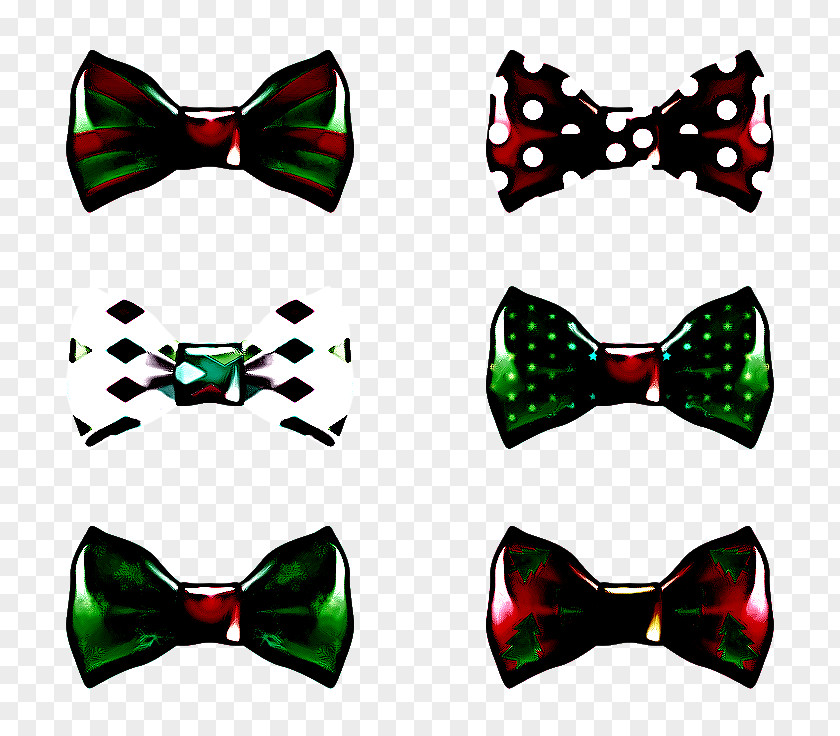 Tie Green Bow PNG