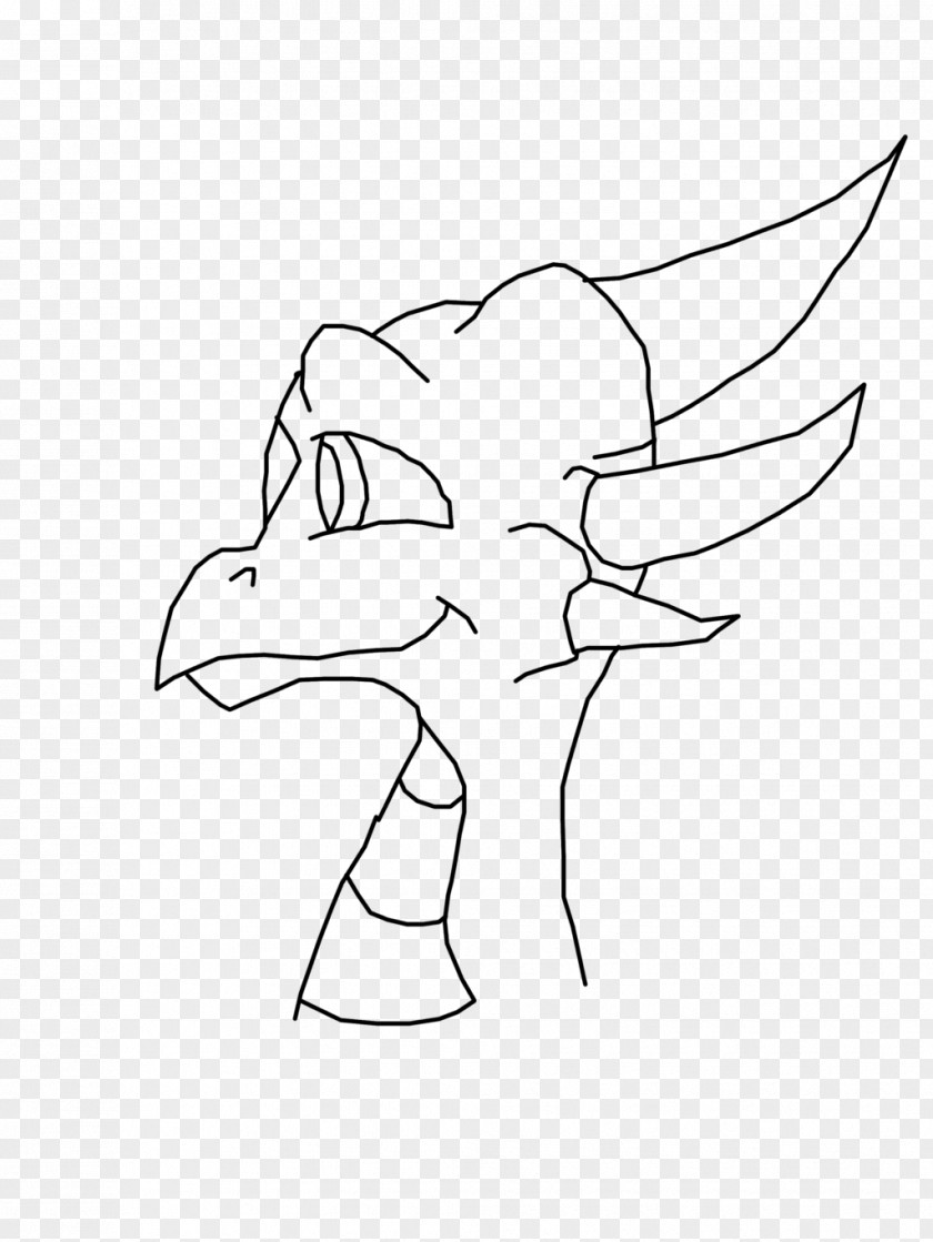 Angry Dragon Lineart Beak Line Art /m/02csf Drawing Illustration PNG