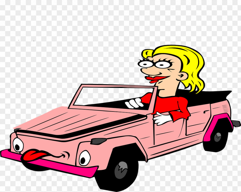 Cartoon Car Driving Clip Art PNG