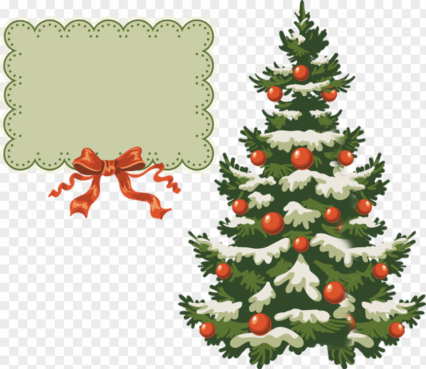 Christmas Label Tree Mrs. Claus Ornament Clip Art PNG