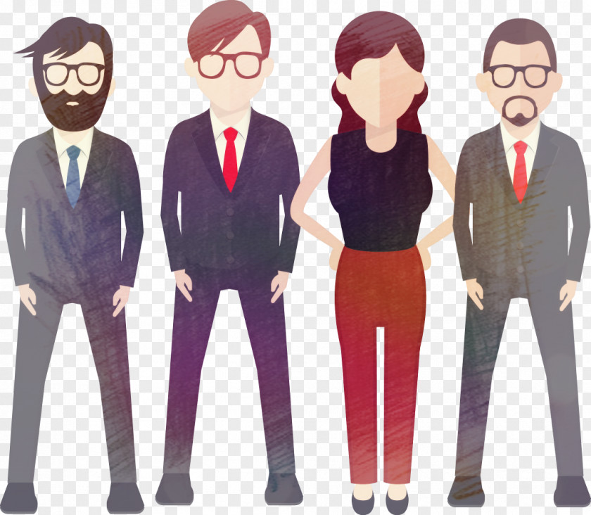 Hand Drawn Business People Euclidean Vector PNG