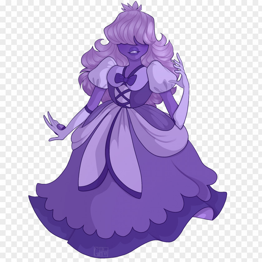 Lilac Violet Purple Costume Design PNG