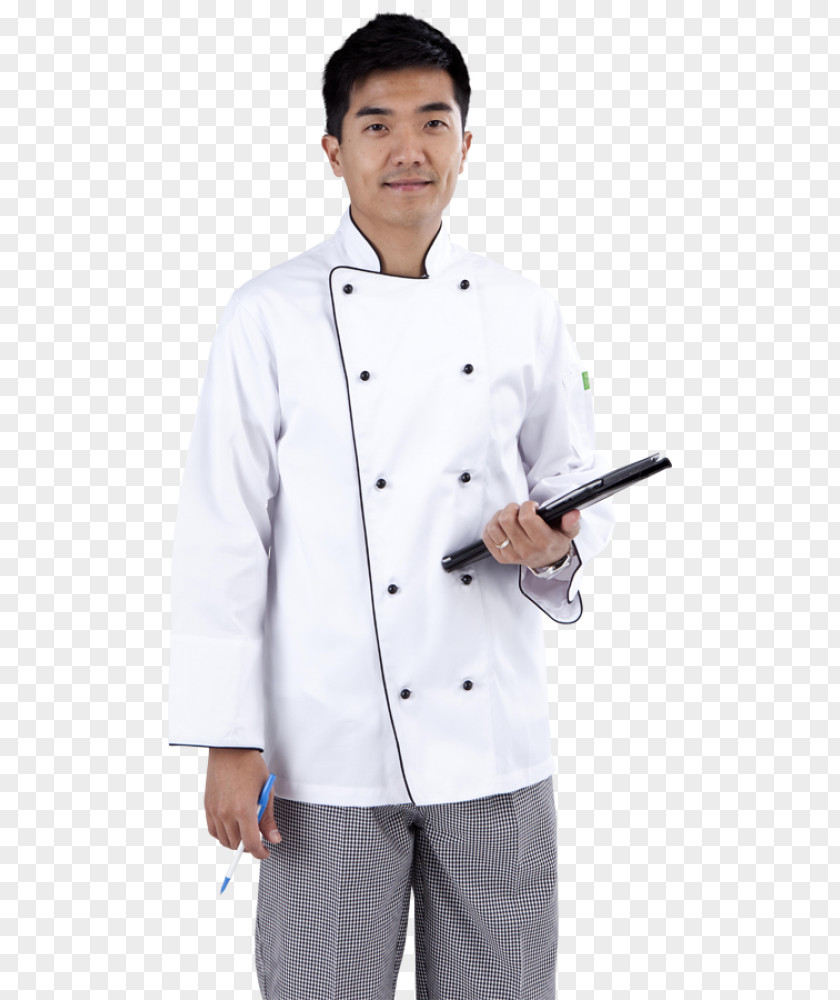 Male Chef Chef's Uniform Lab Coats Sleeve PNG
