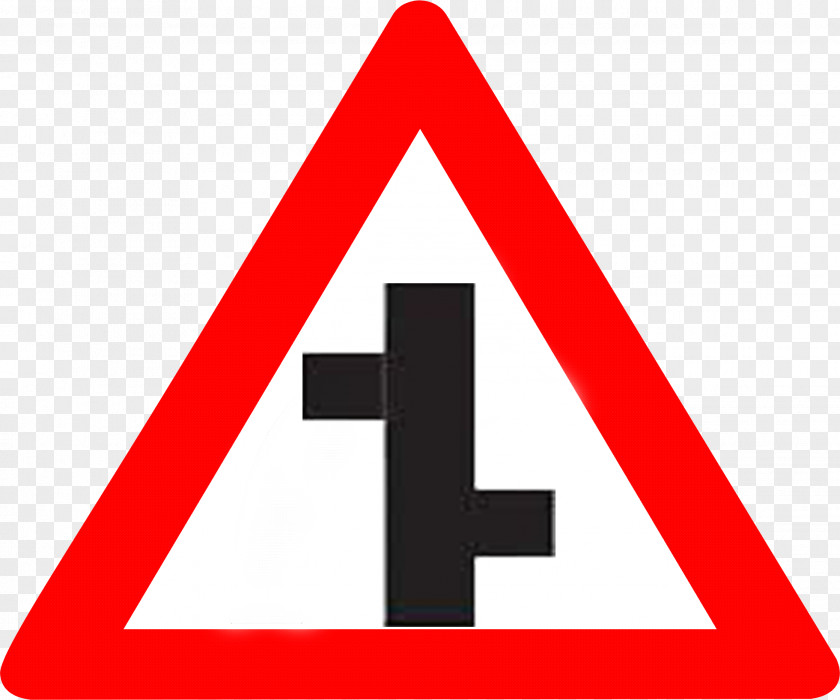 Road Intersection Three-way Junction Traffic Sign PNG