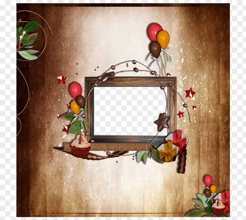 Balloon Cute Photo Frame Picture Digital PNG