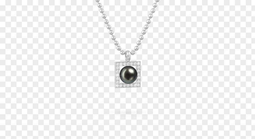 Black Square Locket Necklace Gemstone Silver Chain PNG