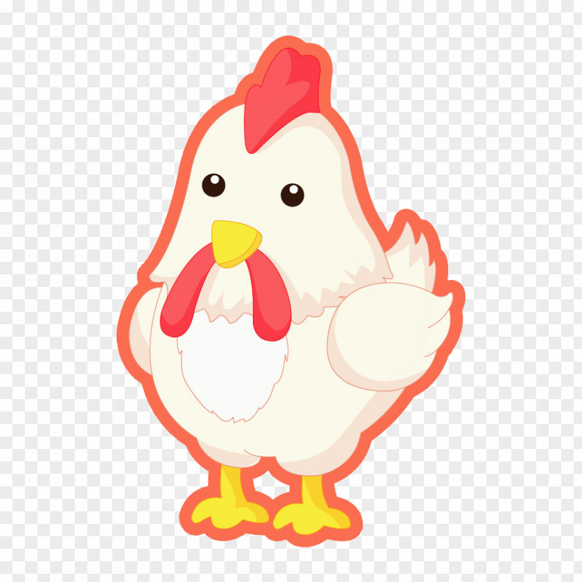 Cock Chicken Cartoon Wallpaper PNG