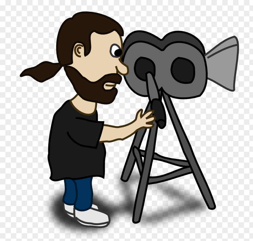 Comic Pictures Of People Filmmaking Film Director Photography Clip Art PNG