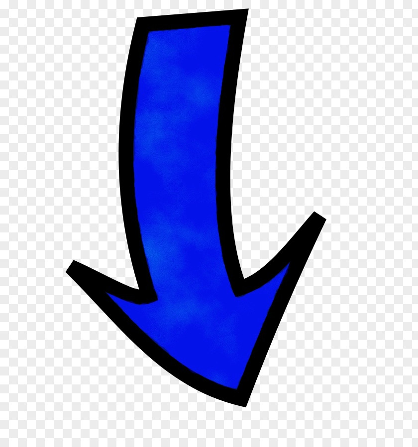 Logo Electric Blue Ink Arrow PNG