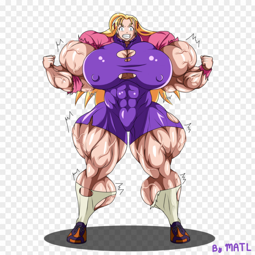 Miu Cartoon Fiction Figurine Muscle PNG