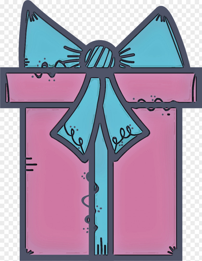 Pink Turquoise Green Purple Cross PNG