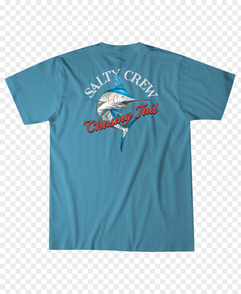 T-shirt Striped Marlin Brand Salty Crew PNG