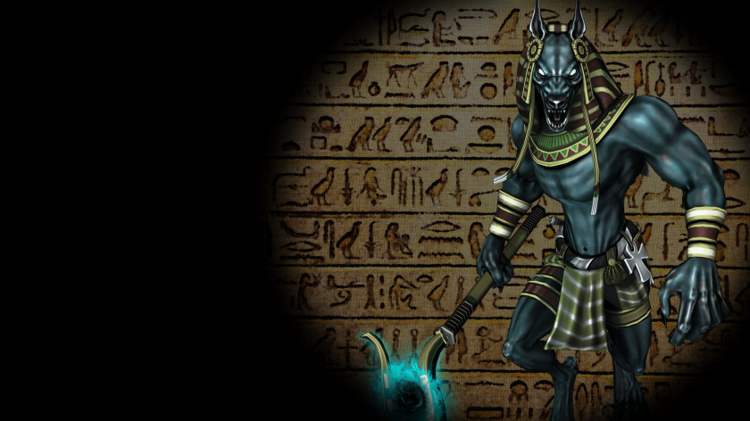 Anubis Smite Ancient Egypt PlayStation 4 Desktop Wallpaper PNG