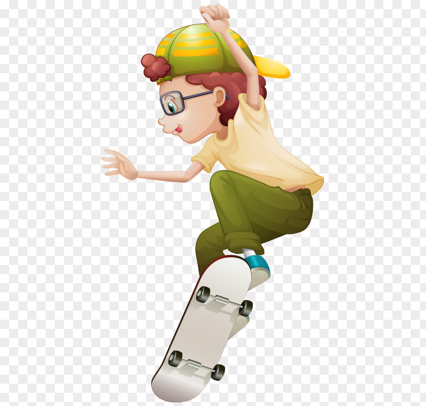 Cartoon Characters,Skateboard Boy Royalty-free Stock Illustration PNG