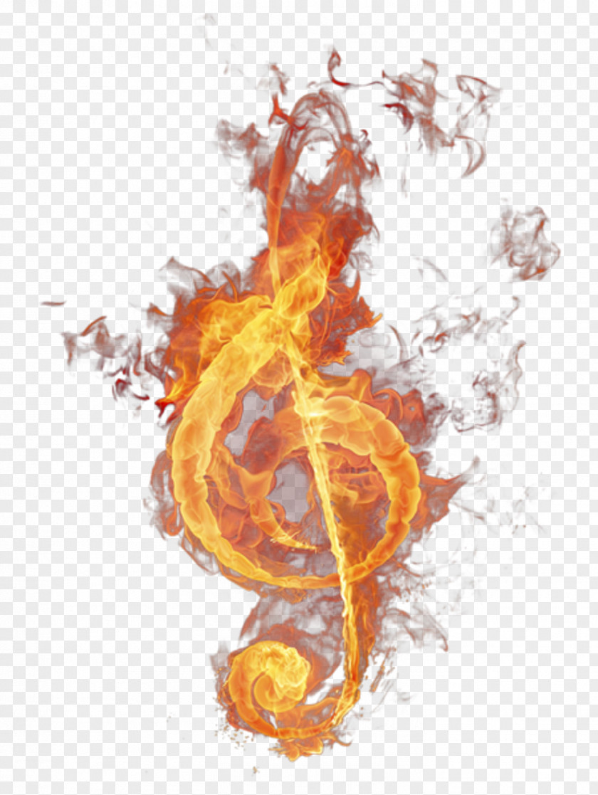 Fire Clef Treble PNG