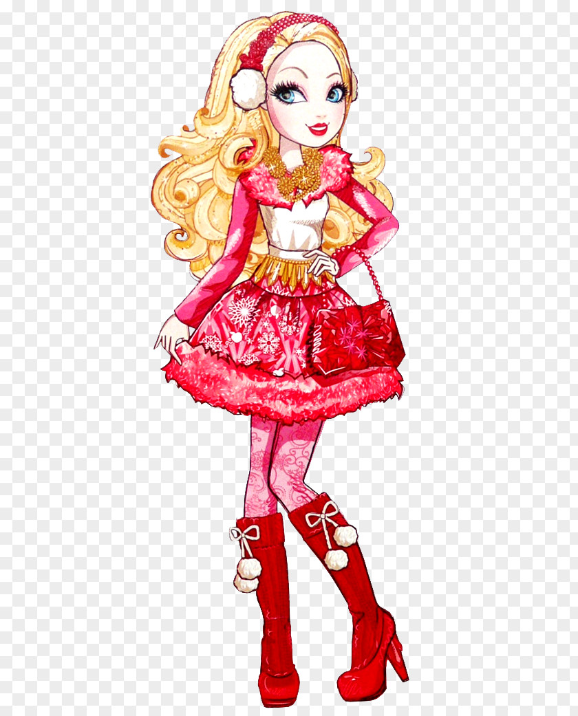 Briar Beauty Mattel Ever After High Epic Winter Crystal Doll Art Legacy Day Apple White PNG