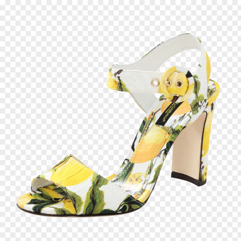 Dolce & Gabbana & Shoe Color Dress Yellow PNG