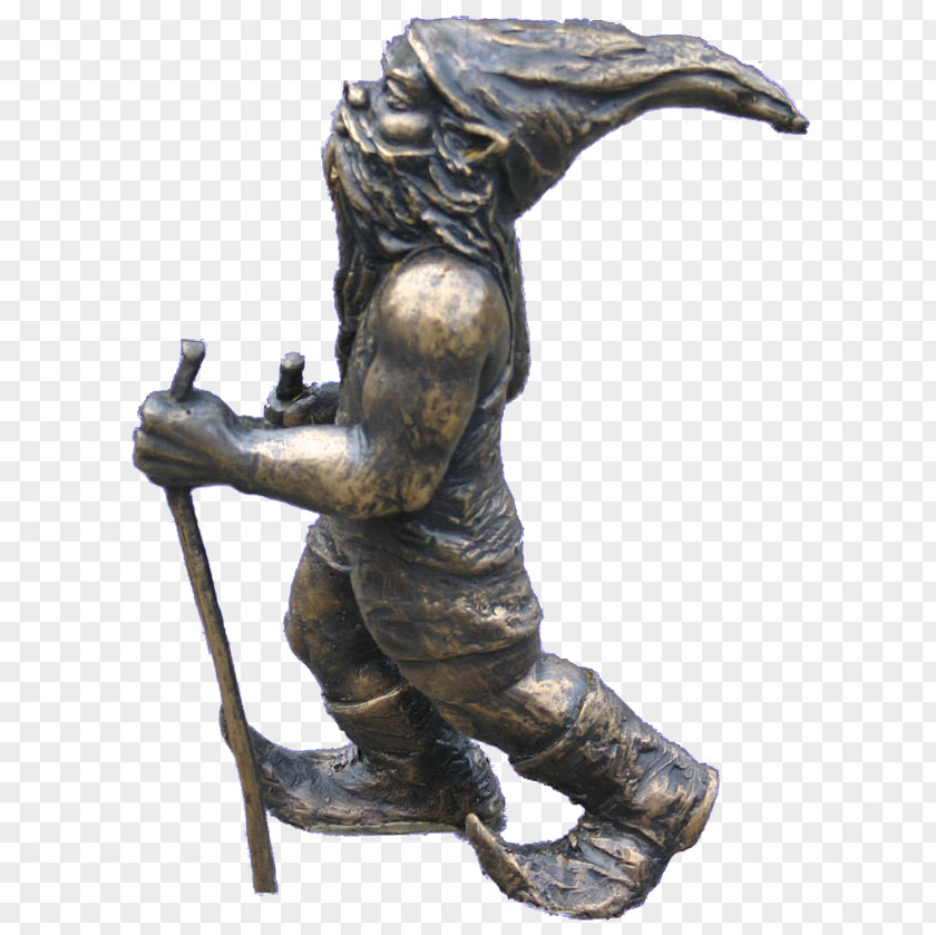 Dwarf Wrocław's Dwarfs Bronze Sculpture PNG