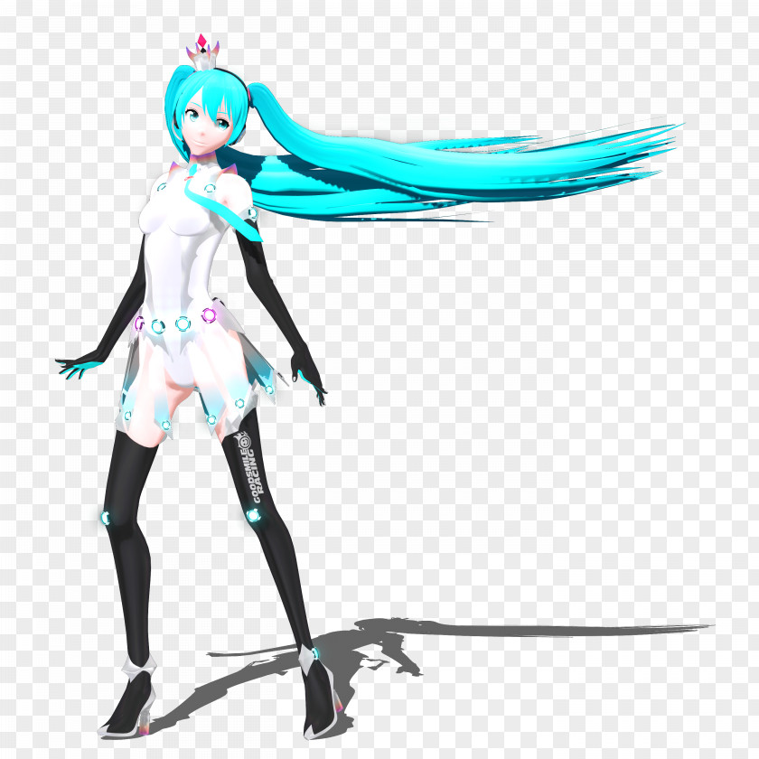 Hatsune Miku MikuMikuDance Good Smile Company GOODSMILE RACING PNG