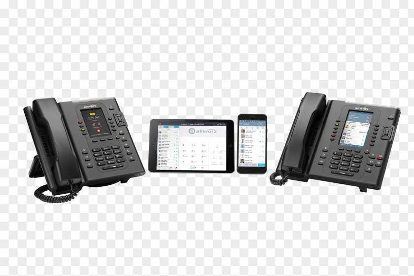 VoIP Phone Voice Over IP Business Telephone System Allworx Corporation PNG
