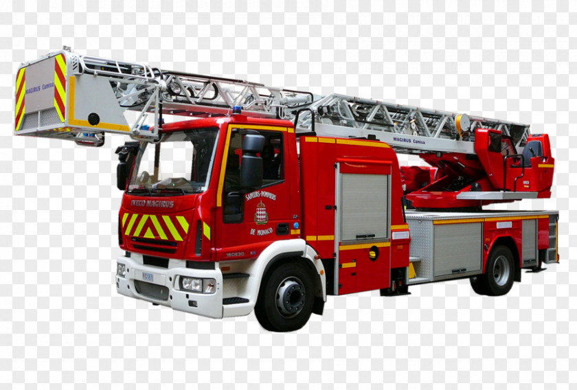 Firefighter Fire Engine Department Magirus Autoladder PNG