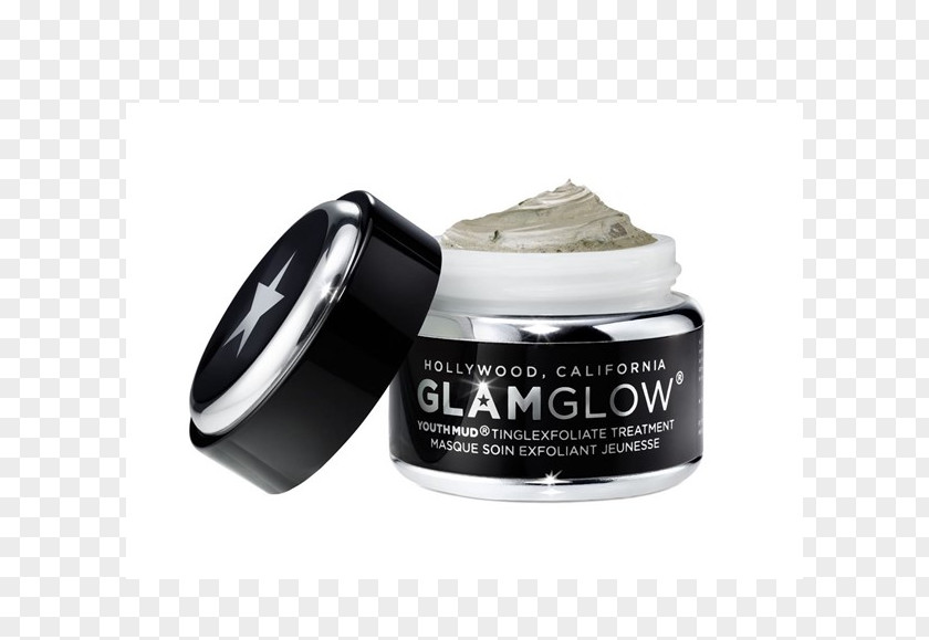 Mask GLAMGLOW YOUTHMUD Tinglexfoliate Treatment Exfoliation GRAVITYMUD Firming Flashmud Brightening PNG