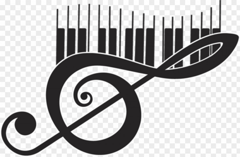 Musical Note Clef Keyboard Wall Decal Piano PNG