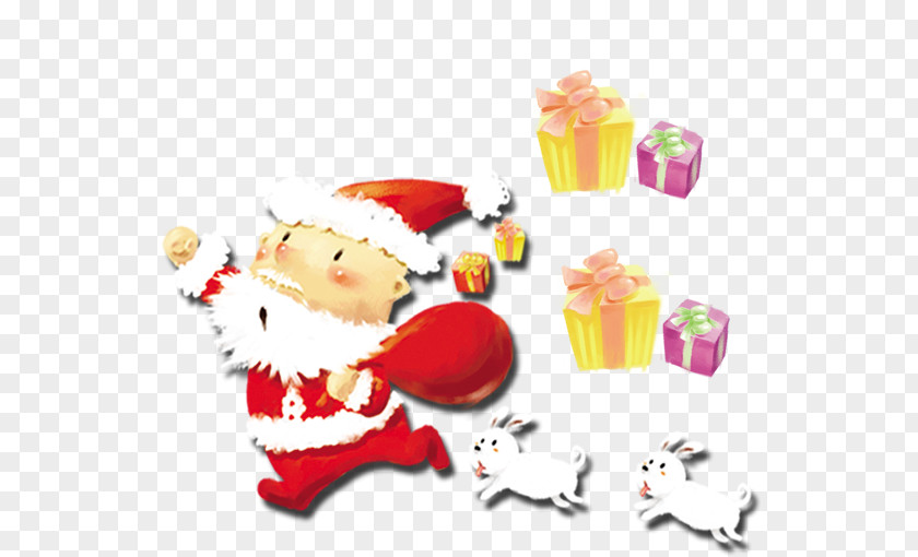 Santa Claus Christmas Gift Computer File PNG