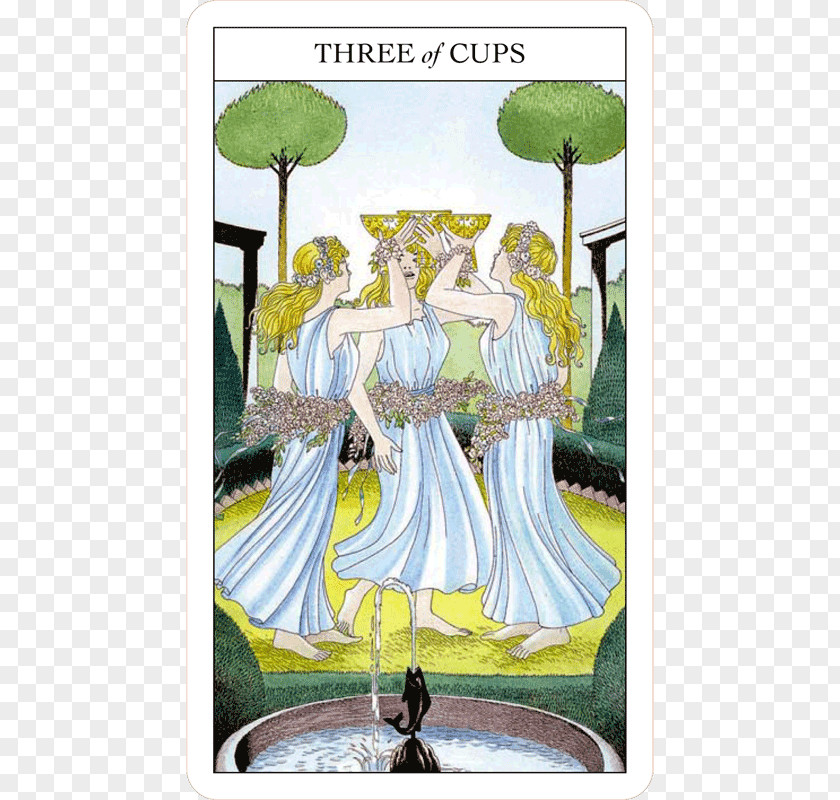 10 Of Cups Tarot The Sharman-Caselli Deck Beginner's Guide To Time Illustration PNG