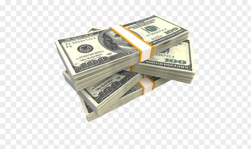 A Stack Of Notes United States Dollar One Hundred-dollar Bill Money Finance PNG