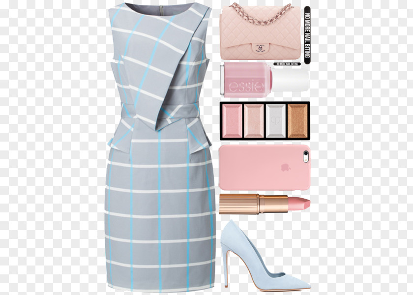 Dresses And Cosmetics Bags Dress Clothing Handbag Designer PNG
