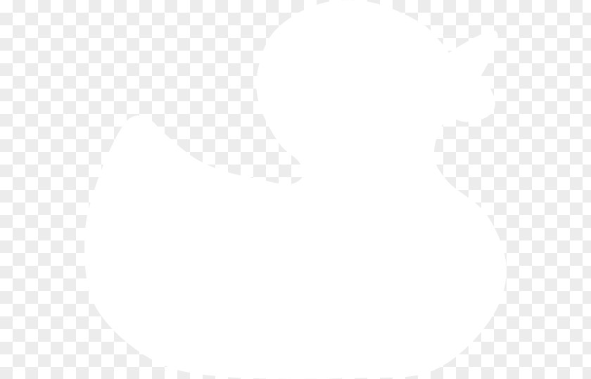 Duck Silhouette Paper Black And White Pattern PNG