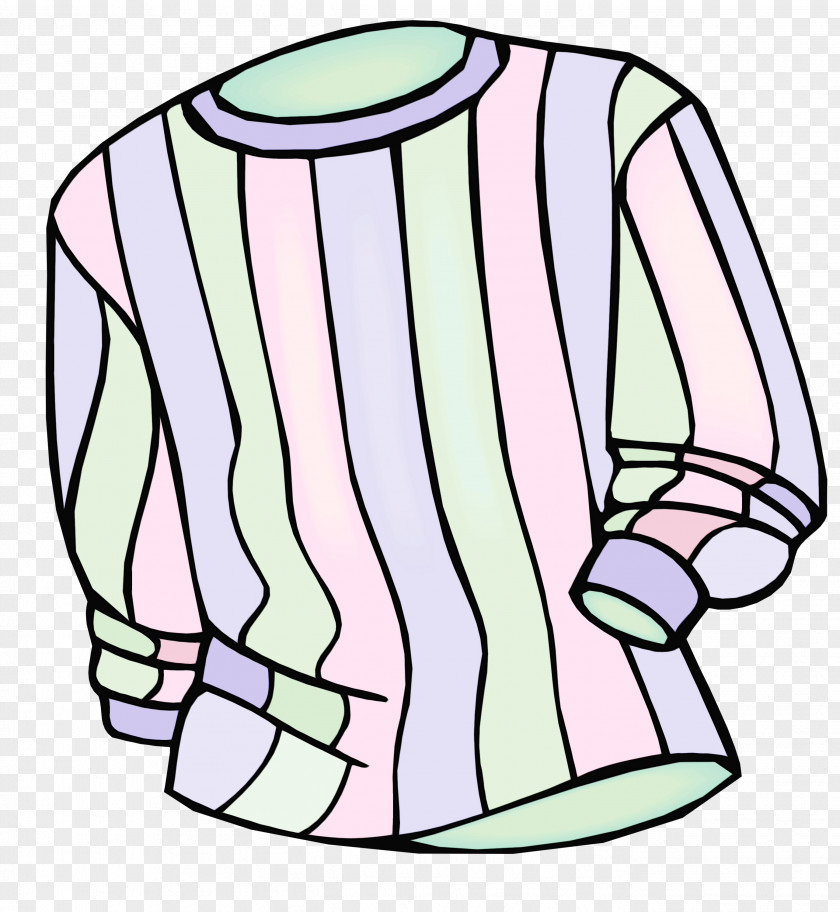 Jersey Blouse Watercolor Cartoon PNG